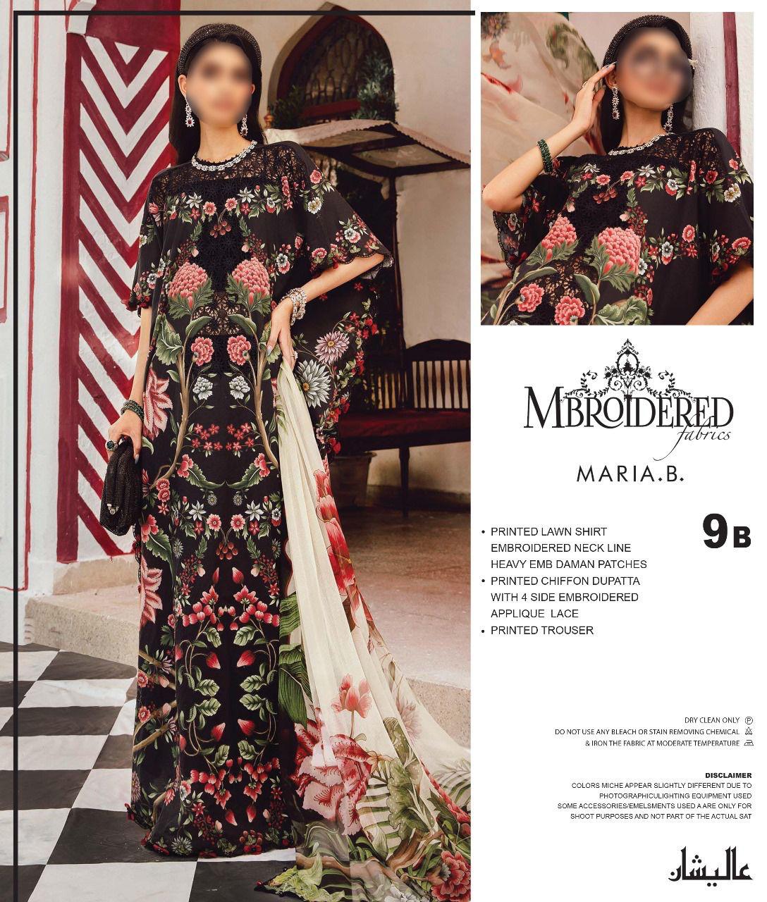 Maria B Designer Lawn Suit M5