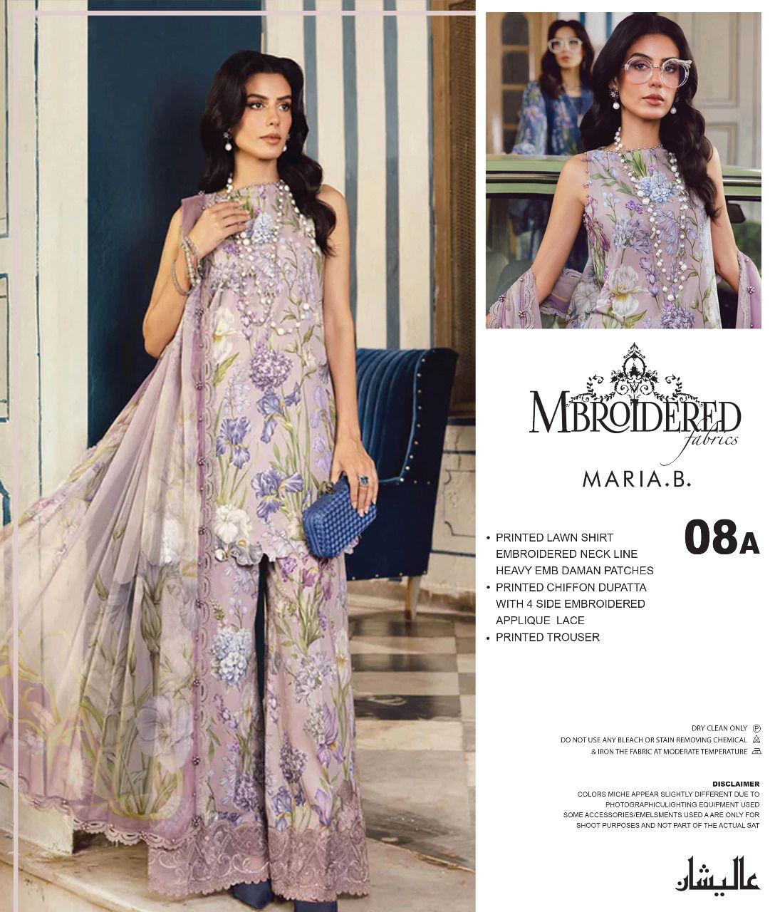 Maria B Designer Lawn Suit M4