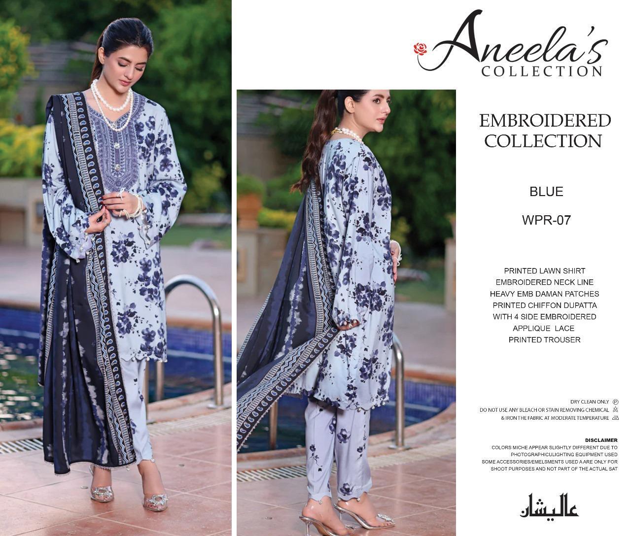 Aneela's Brand Lawn Collection A3