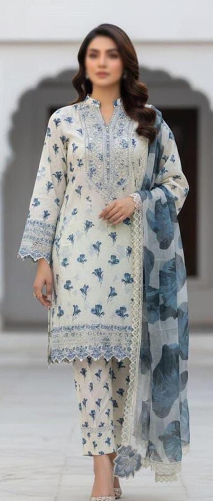 Iznik Classic Lawn Suit for Women – Premium Fabric Quality I7