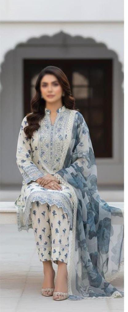 Iznik Classic Lawn Suit for Women – Premium Fabric Quality I7